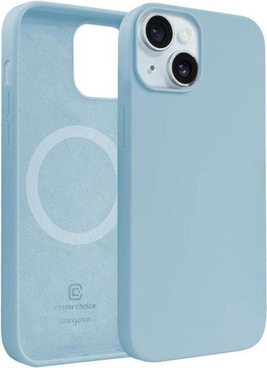 Productafbeelding Crong Kleurhoes Magnetic - iPhone 15 MagSafe hoesje (Blauw) (Apple iPhone 15)