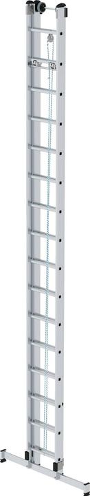 Produktbild Munk Sprossen-Seilzugleiter 2-teilig mit nivello-Traverse 2x16 Sprossen (Anlegeleiter, 834 cm)