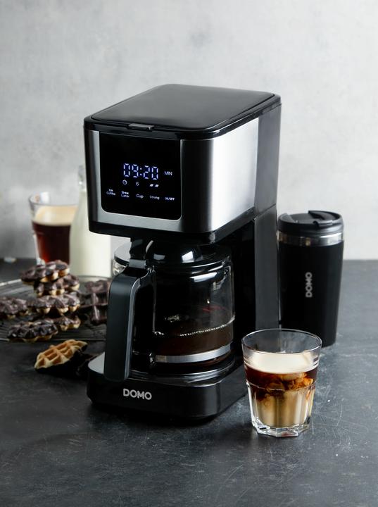 Immagine prodotto Domo CAFFETTIERA DO733K 1,25L 10 TAZZE TAZZA 400ML COMMANDES TACTILES/ÉCRAN LED FILTRE PERMANENT (Spina UE)