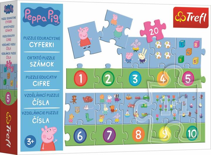 Immagine prodotto Trefl Puzzle 20 numeri educativi Peppa Pig (20 pezzi)