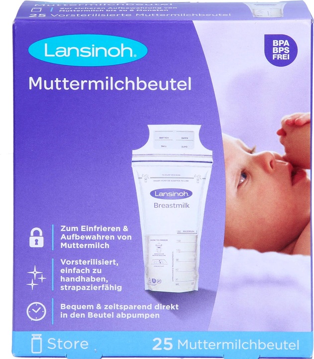 Produktbild Lansinoh Muttermilchbeutel