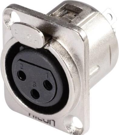 Immagine prodotto Hicon Accoppiamento a pannello XLR 3pin HI-X3DF-G