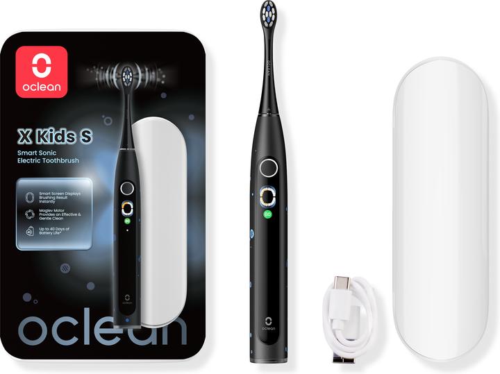 Productafbeelding Clean OCLEAN Elektrische Tandenborstel X Kinderset Zwart