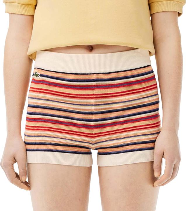 Immagine prodotto Lacoste Pantaloncini A Strisce Fascia in Vita a Contrasto Donna (40)