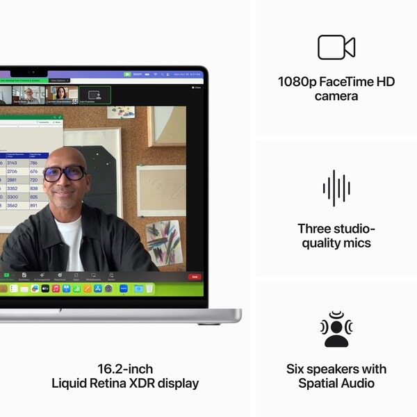 Image du produit Apple MacBook Pro - Début 2023 (16", M3 Pro, 18 Go, 1000 Go, CH)