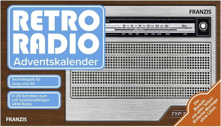 Actual product image Franzis Retro Radio 2020
