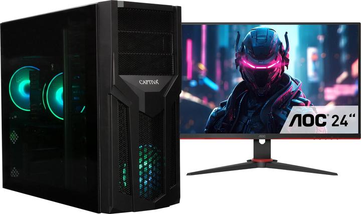 Captiva Power Starter R84-140 TFT Bundle Ryzen 7 Radeon Graphics (AMD Ryzen 7 8700G, 16 GB, 1000 GB, Radeon 780M)