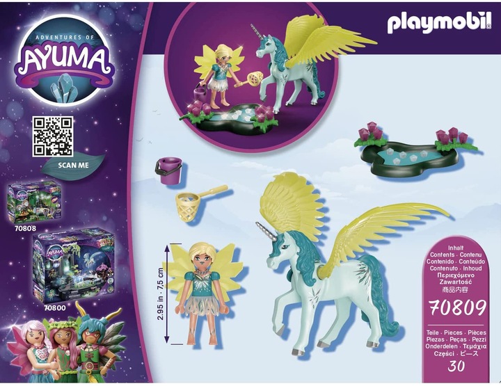 Produktbild Playmobil Crystal Fairy mit Einhorn (70809, Playmobil Ayuma)