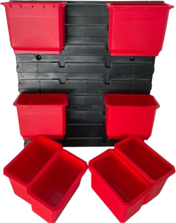 Actual product image Qbrick System Container Set No. 2 Workshop wall 39 x 35 cm with 8 containers for System ONE and (8 pieces)