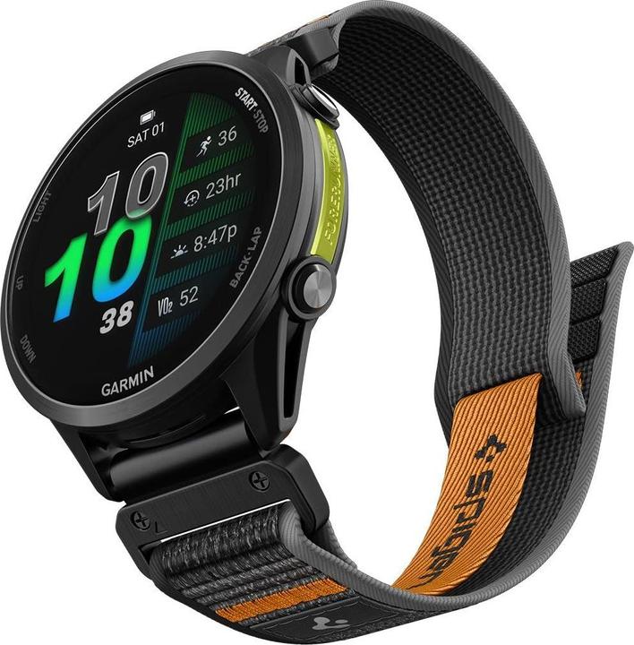 Produktbild Spigen - Athlex Air - Garmin Fenix 5/6/6 Pro - Active Black Orange