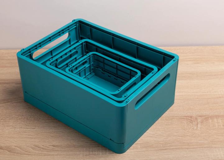Actual product image Exacompta Boîte pliable The Smart Case mini Skandi - Bleu Pacifique