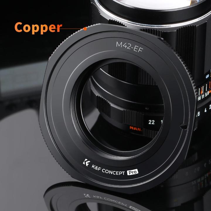 Produktbild K&F Concept M10135 High Precision Lens Adapter Mount, M42-EOS