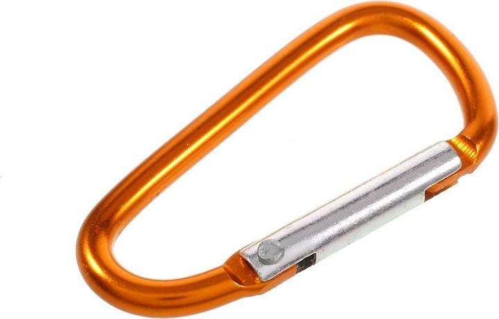 Produktbild Werkstein Aluminium Karabiner Haken, 5er Set, Schlüsselanhänger, assortiert