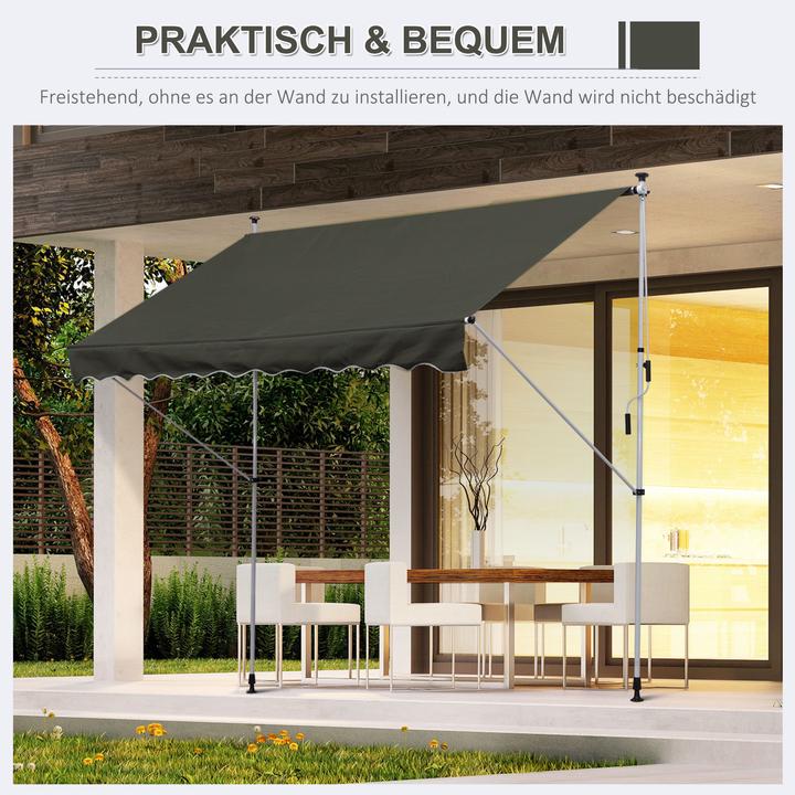 Actual product image Outsunny Balcony awning (3 m)