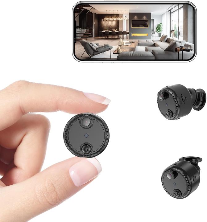 Produktbild Hycency Mini WLAN Überwachungskamera mit 4K und Nachtsicht