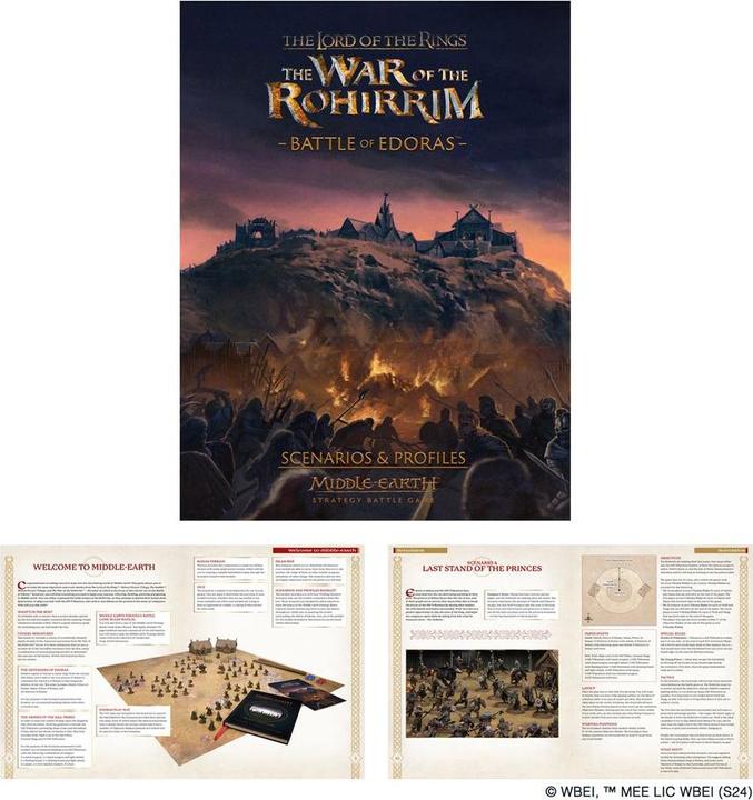 Image du produit Games Workshop Warhammer Middle Earth - Guerre des Rohirrims : bataille d'Edoras (Matières plastiques)