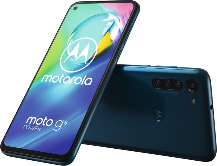 Actual product image Motorola Moto G8 Power (64 GB, Blue, 6.40", Hybrid Dual SIM, 4G)