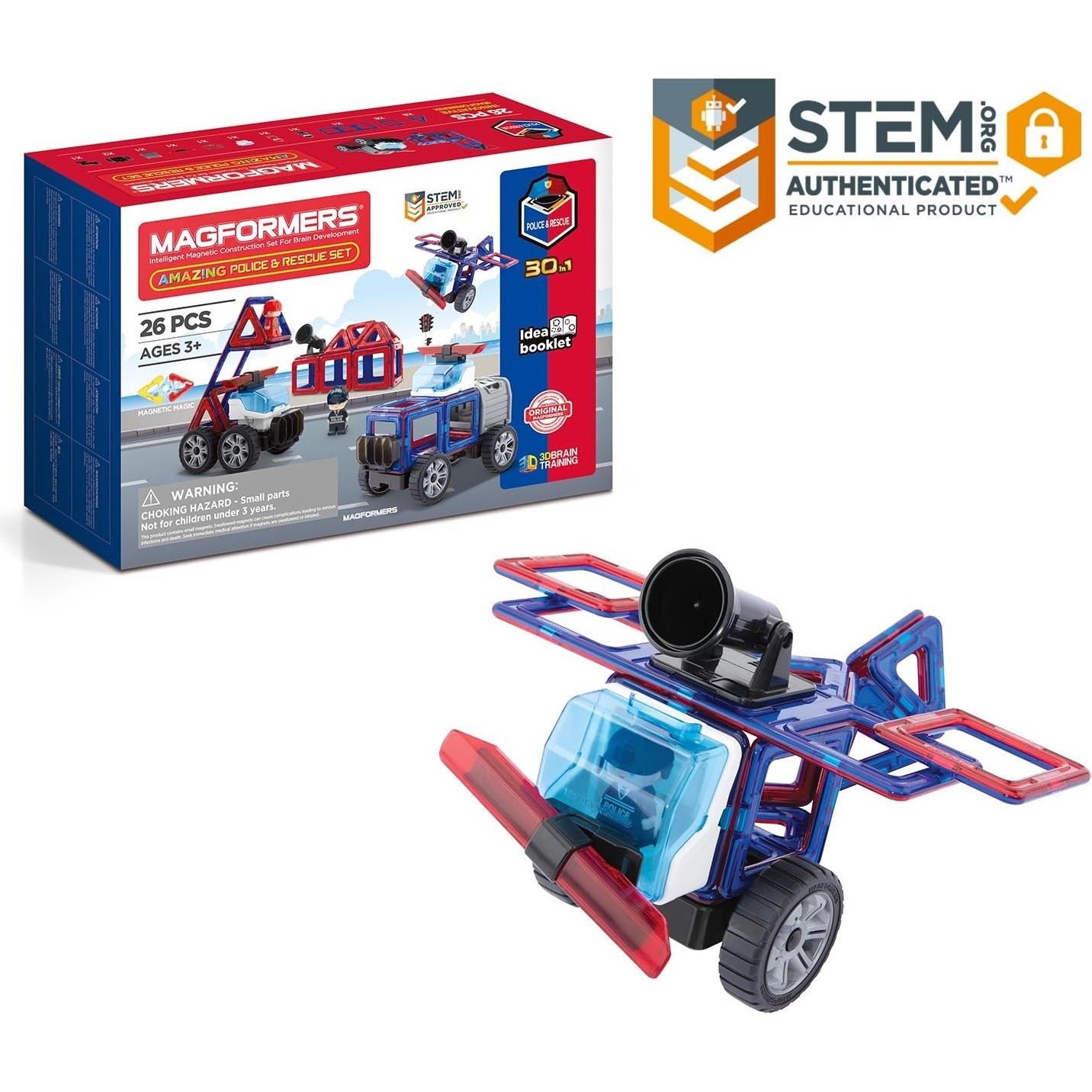 Magformers Amazing Police Rescue set, 16 pc