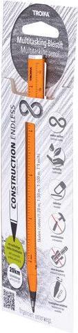 Actual product image Troika CONSTRUCTION ENDLESS pencil Endless writing tip, orange (HB, 1 x)