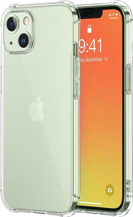 Actual product image Screenguard Apple iPhone 14 Case Crystal Soft Airbag Bumper (Apple iPhone 14)