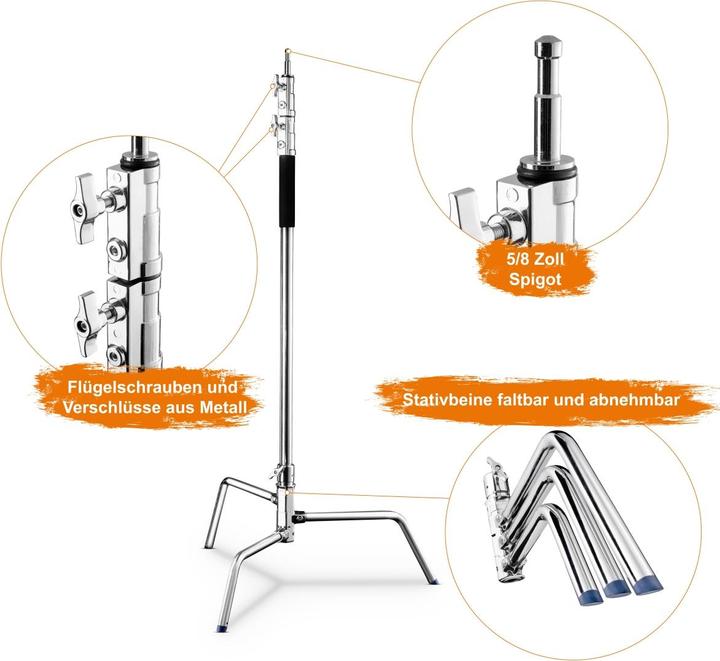 Actual product image Walimex pro Pro lamp tripod extreme 20, 300cm (300 cm, 20 kg)