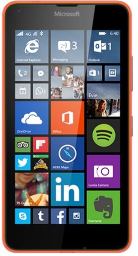 Microsoft Lumia 640 (8 GB, Orange, 5", Dual SIM, 8 Mpx, 3G)