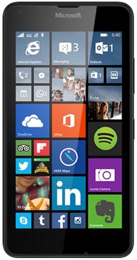 Productafbeelding Microsoft Lumia 640 (8 GB, Zwart, 5", Dubbele SIM, 8 Mpx, 3G)