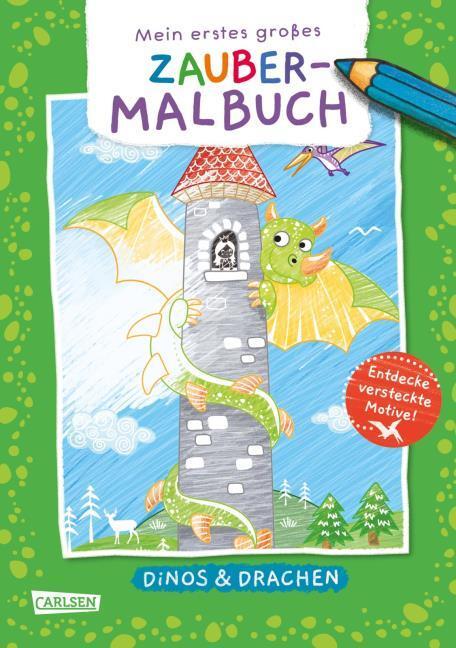 Immagine prodotto Il mio primo grande libro magico da colorare: Dinos e draghi