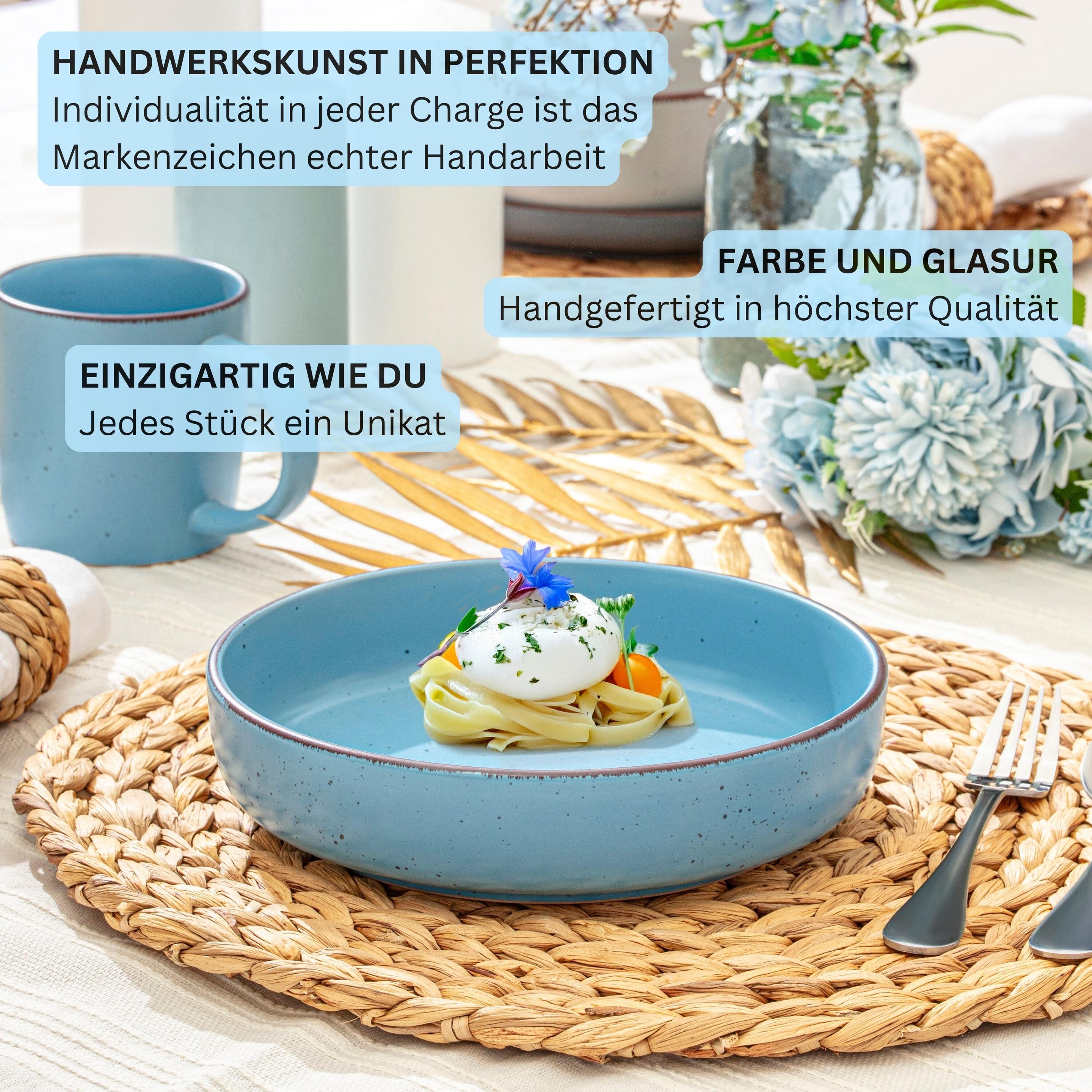 Thumbnail - Sänger, Geschirrset, Tafelservice Bombay Saphir (4 Stück)