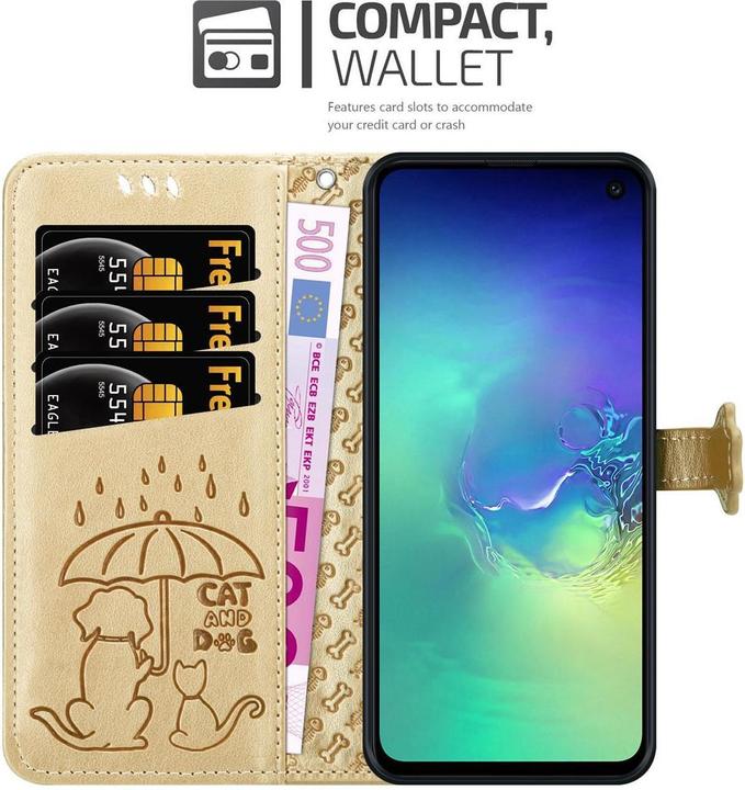 Produktbild Cadorabo Book Hunde & Katzen Cover (Samsung Galaxy S10e)