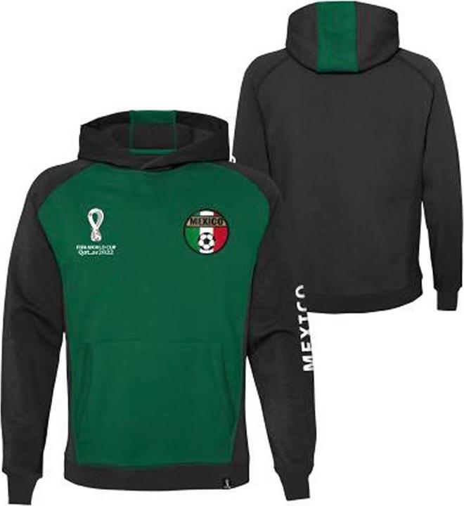 Produktbild Outerstuff Fifa Contrast Raglan Hoodie Mexiko ml (L)