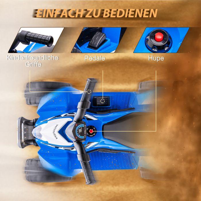 Actual product image Swisshandel24 Elektro-Quad Miniquad Kinder Elektro ATV Kinderquad ab 18 Monaten Schwarz (6 V)