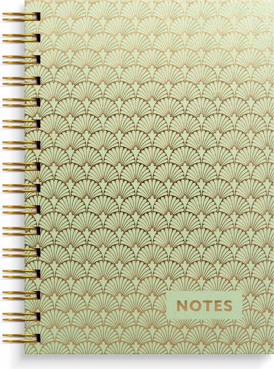 Burde Notesbog A5 Art déco (A5, À rayures)