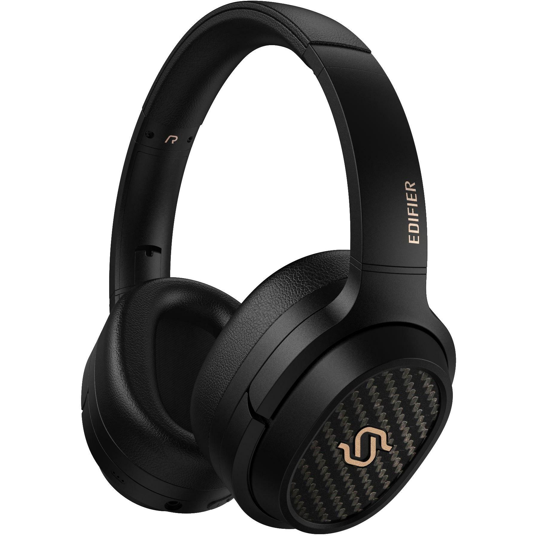 Edifier STAX Spirit S3 (keine Geräuschunterdrückung, 80 h, Kabelgebunden, Kabellos), Kopfhörer, Gold, Schwarz
