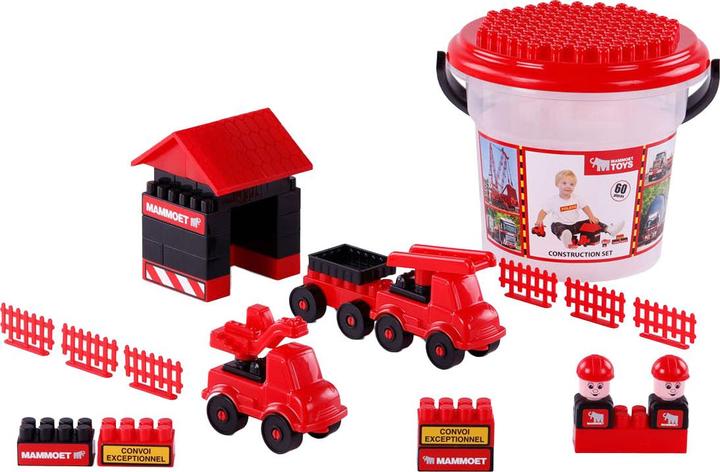 Produktbild Polesie Cavallino Baukasten im Eimer, 60tlg.