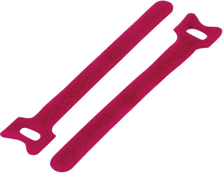Actual product image Tru Components TC-12355408 Hook and loop cable tie for bundling Adhesive and loop part ( (Velcro cable ties, 150 mm, 20 pcs.)