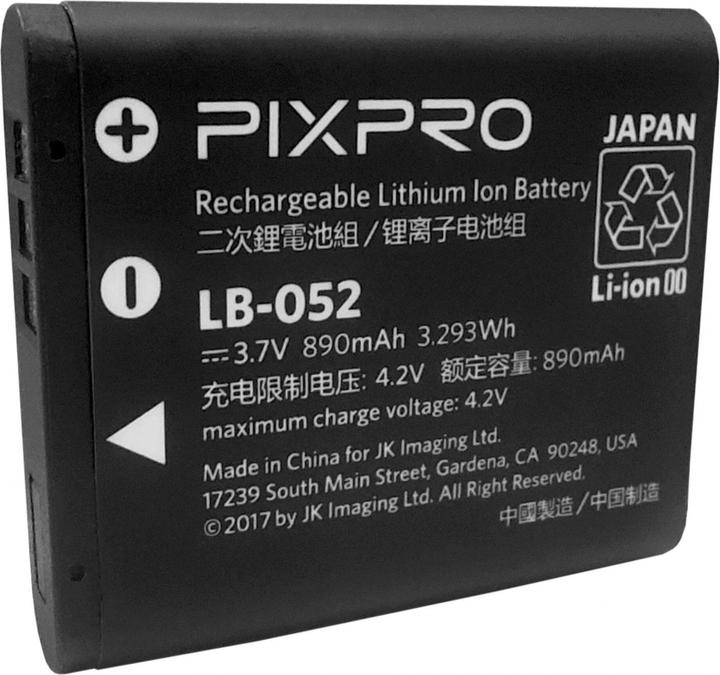 Actual product image Kodak Pixpro LB-052 (Camera battery)