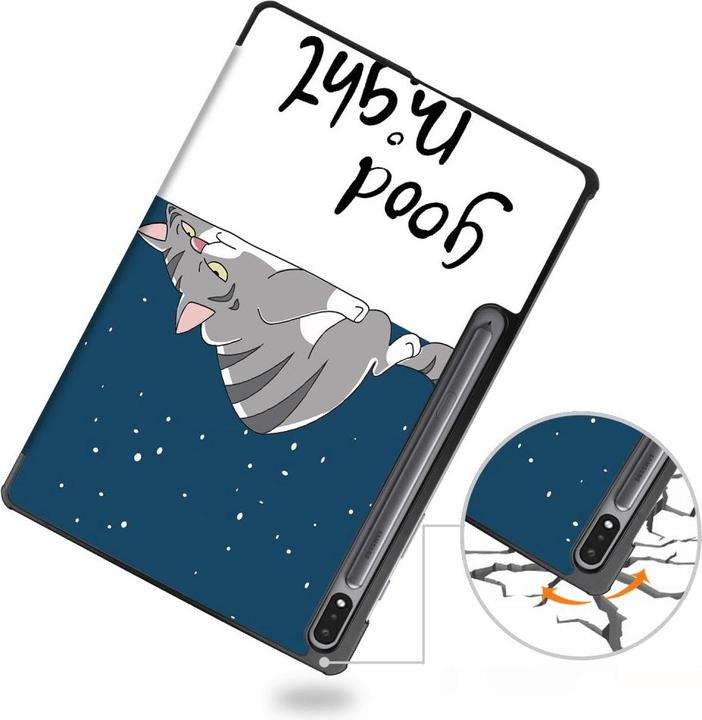 Produktbild Cover-Discount Galaxy Tab S9 - Tri-fold Smart Case Good Night (Samsung Galaxy Tab S9)
