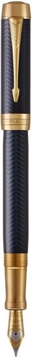 Produktbild Parker Pen Duofold Prestige Blue Chevron (Schwarz, 1 x)