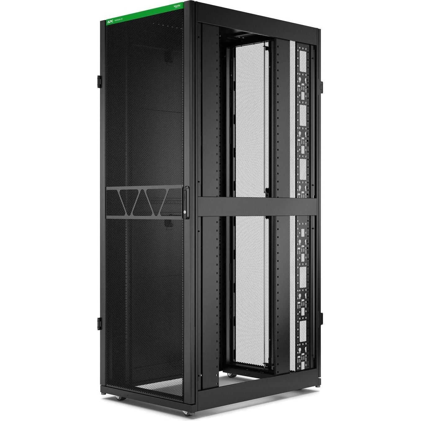 Thumbnail - APC NetShelter SX Server Rack Gen 2 45U 2124H x 750W x 1070D mm w/ Sides Black (45 HE, 19 Zoll Rack), Serverschrank, Sch...