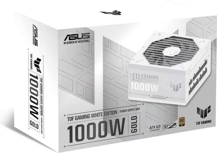 Actual product image ASUS PSU TUF Gaming 1000W Gold White Edition (1000 W)