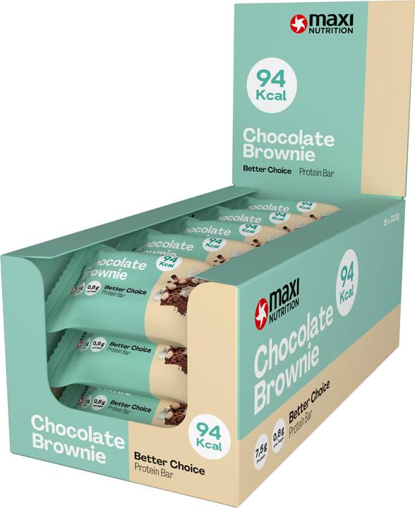 Actual product image Maxi Nutrition Riegel Better Choice Chocolate, 15x 23g (15 pcs., 345 g)