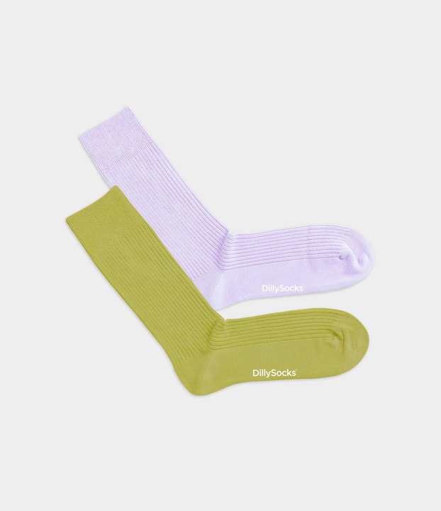 Produktbild DillySocks Ribbed Modern Pastels (2er Pack) (2er Pack, 41 - 46)