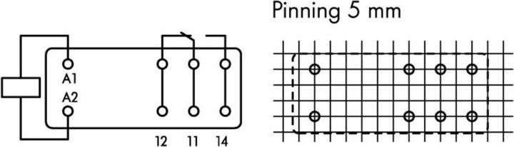 Produktbild Wago Printrelais 115 V/AC 16 A 1 We