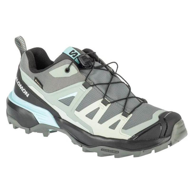 Salomon, Unisex, Wanderschuhe, Ultra-Schuhe (38), Grün, Grau