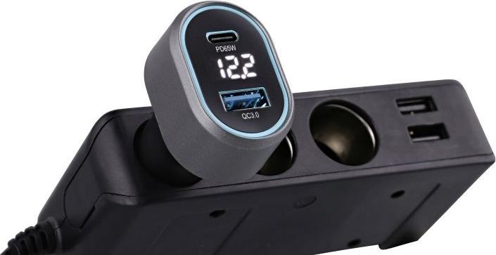 Produktbild T'nB TNB Ladeadapter 12/24 Volt 2xUSB-C und 1xUSB