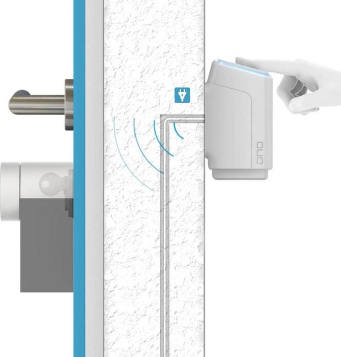 Actual product image Ekey UNO 200105 Fingerprint access system Surface-mounted, wall IP54 Bluetooth-capable (Fingerprint)