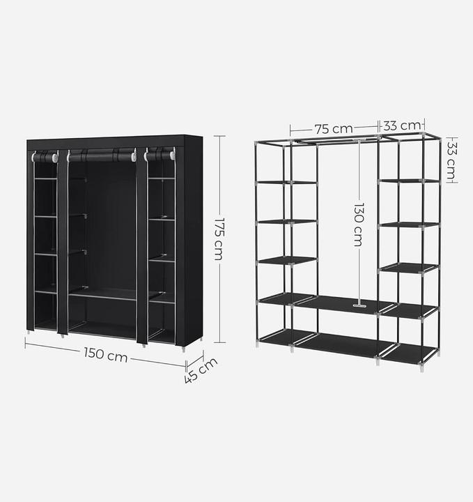 Productafbeelding Songmics Miranda (150 x 45 x 175 cm)