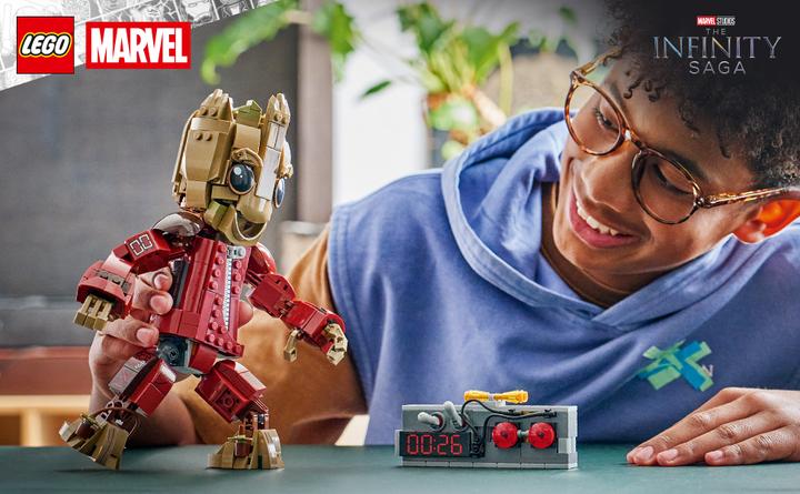 Immagine prodotto LEGO Marvel Super Heroes Groot in tenuta da Ravager (76341, LEGO Marvel)