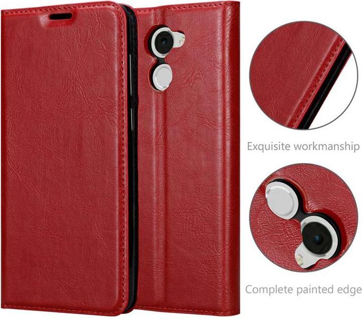 Actual product image Cadorabo Book Invisible Magnet Cover (Huawei Enjoy 7 Plus)